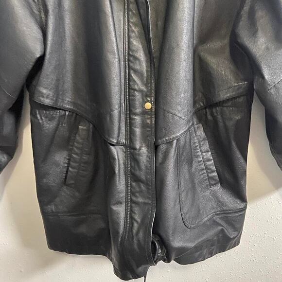 Vintage liz baker black leather - Picture 2 of 6